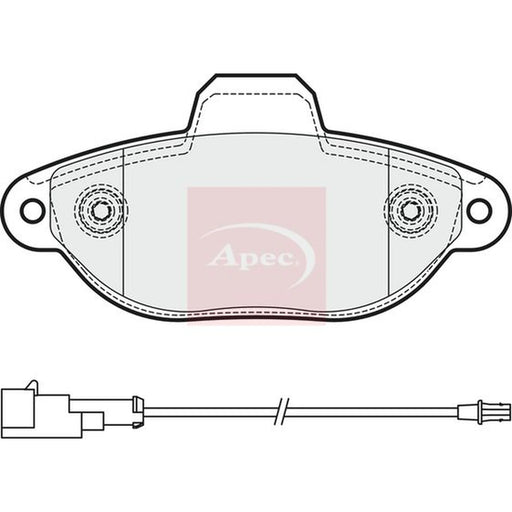 Apec Front Brake Pad Set PAD1897