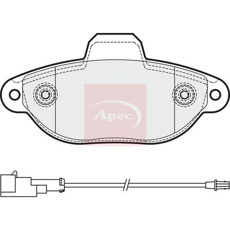 Apec Front Brake Pad Set PAD1897