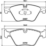 DON Front Brake Pad Set PCP1248