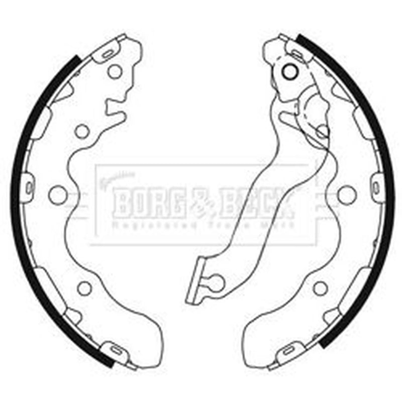 Borg & Beck Parking Brake Shoe Set BBS6464 OE 583501MA00