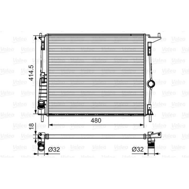 Valeo Engine Radiator 700802