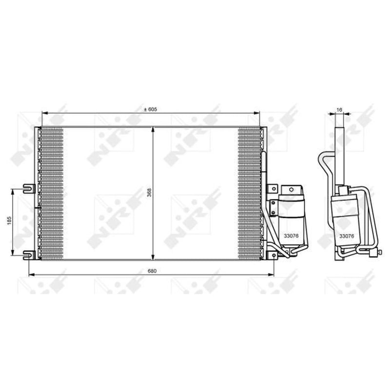 NRF Air Conditioning Condenser 35183