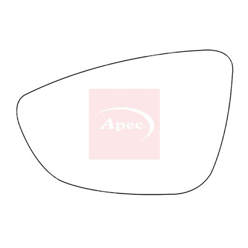 Apec Exterior Wing Mirror Glass Left AMS2595