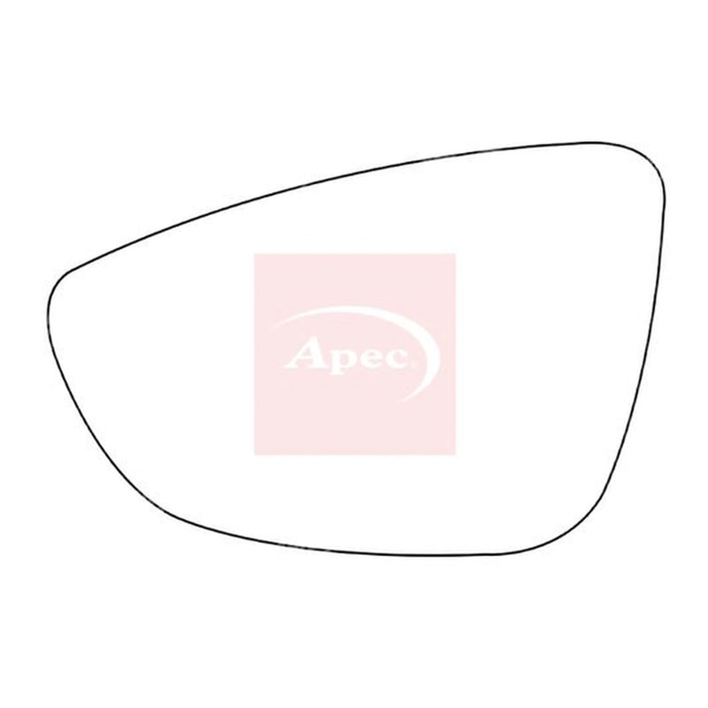 Apec Exterior Wing Mirror Glass Left AMS2595