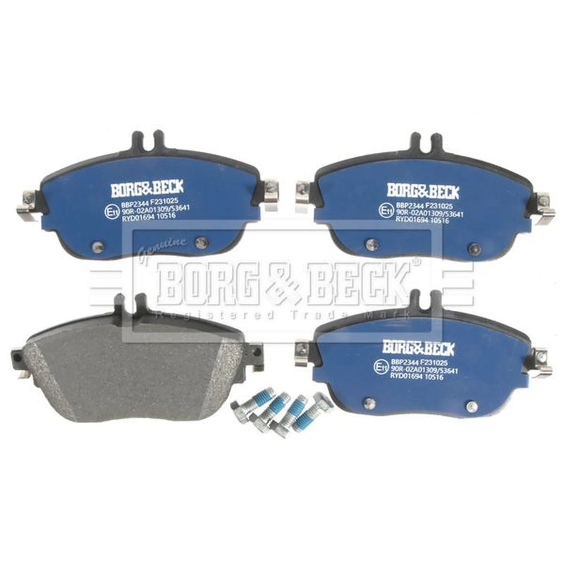 Borg & Beck 4 x Front Brake Pad Set BBP2344