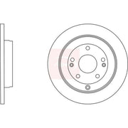 Apec 2 x Solid Rear Brake Discs DSK3159