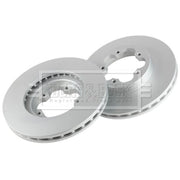 Borg & Beck 2 x Vented Front Brake Discs BBD4563