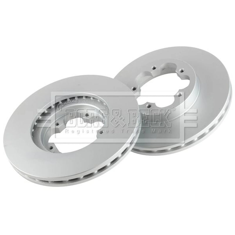 Borg & Beck 2 x Vented Front Brake Discs BBD4563