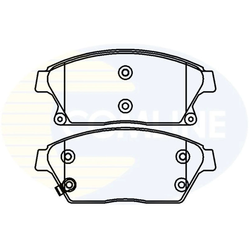 Comline 4 x Front Brake Pad Set CBP32037