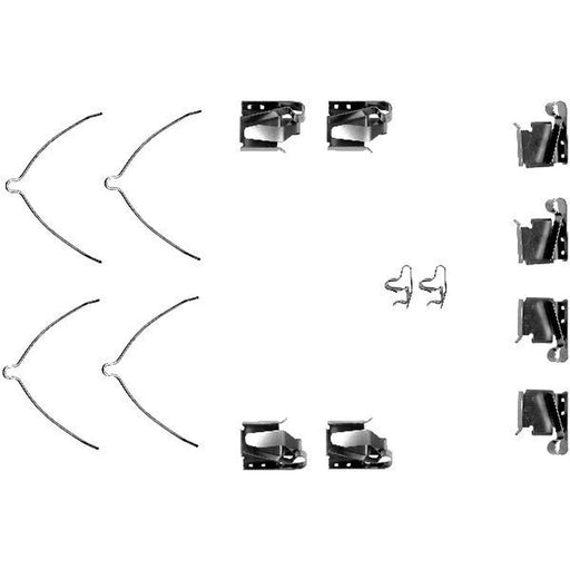 Textar Brake Pad Accessory Fitting Kit Front 82061000