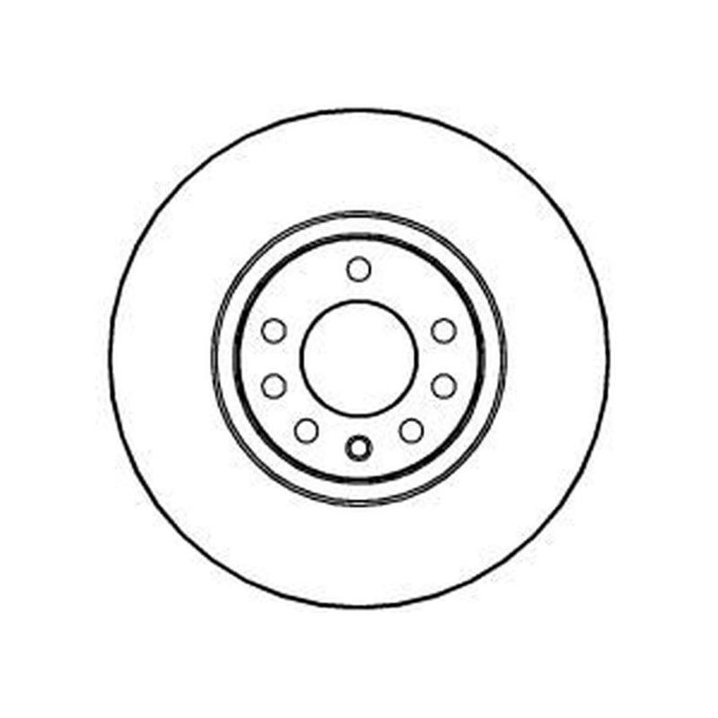 Abtex 2 x Vented Front Brake Discs BD1013V