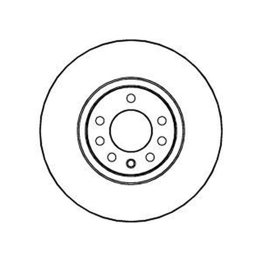 Abtex 2 x Vented Front Brake Discs BD1013V
