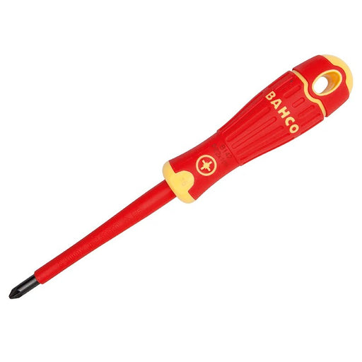 Bahco BAHCOFIT VDE Insulated Pozidriv Screwdriver PZ0 x 75mm - B142.000.075