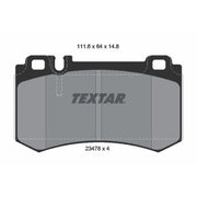 Textar Rear Brake Pad Set 2347802