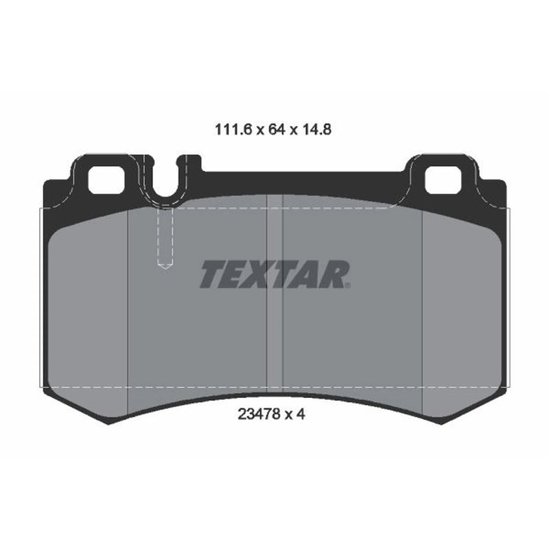 Textar Rear Brake Pad Set 2347802