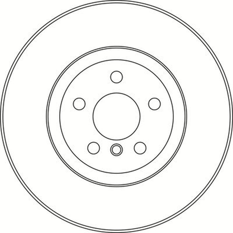 Abtex 2 x Vented Front Brake Discs BD1927V