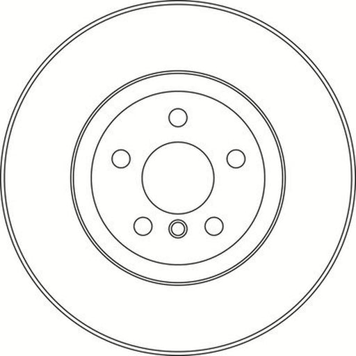 Abtex 2 x Vented Front Brake Discs BD1927V
