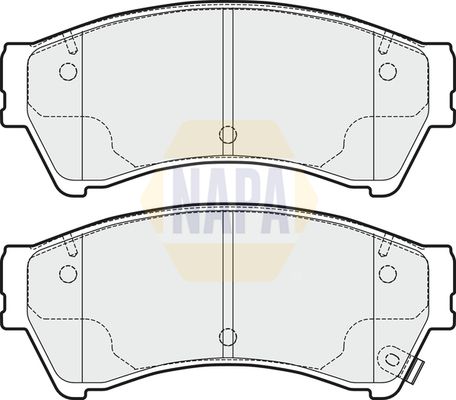 NAPA Front Brake Vented Discs & Pads fits MAZDA