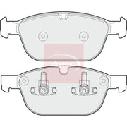 Apec Front Brake Pad Set PAD1719