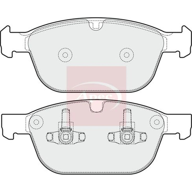 Apec Front Brake Pad Set PAD1719