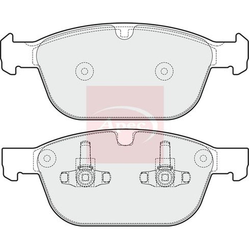 Apec Front Brake Pad Set PAD1719