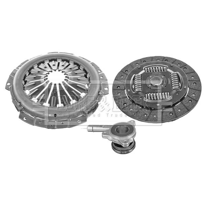 Borg & Beck Clutch Kit Set 3pc HKT1574