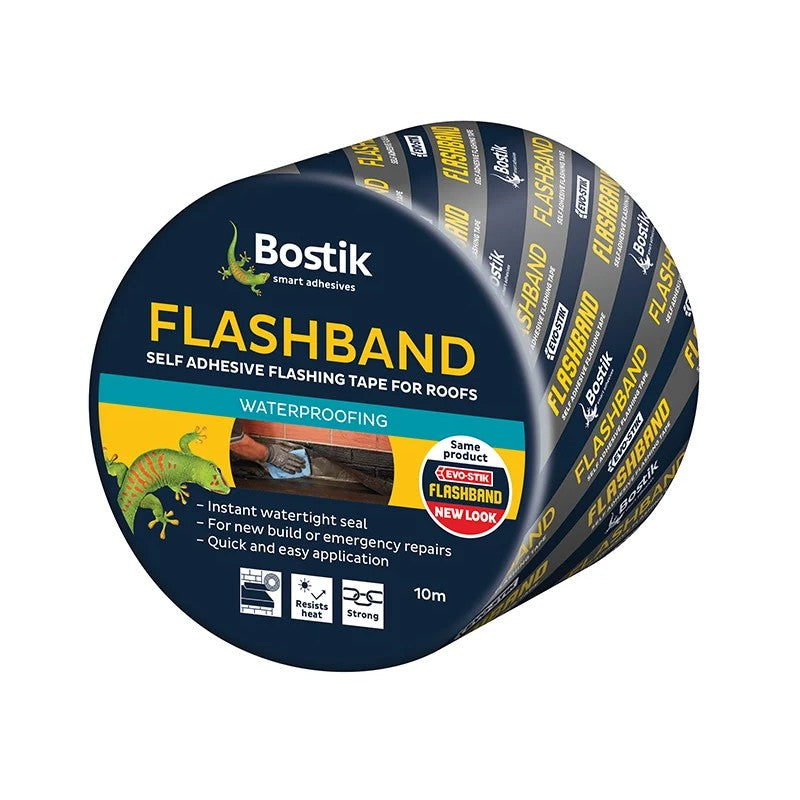 Evo-Stik Flashband roll Grey x 10m 50-300mm