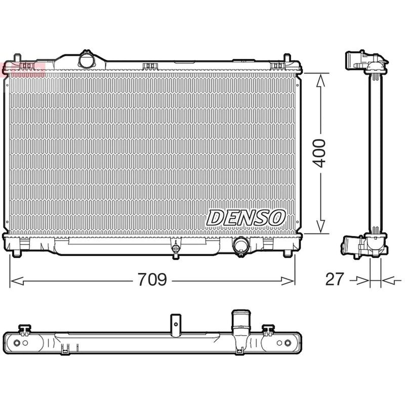 Denso Engine Radiator DRM51018