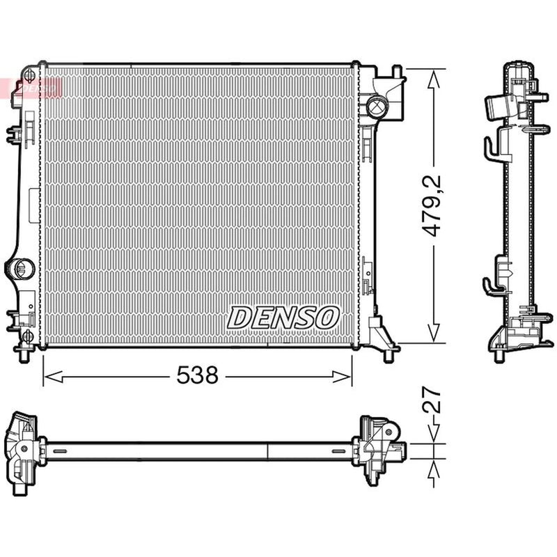 Denso Engine Radiator DRM46064