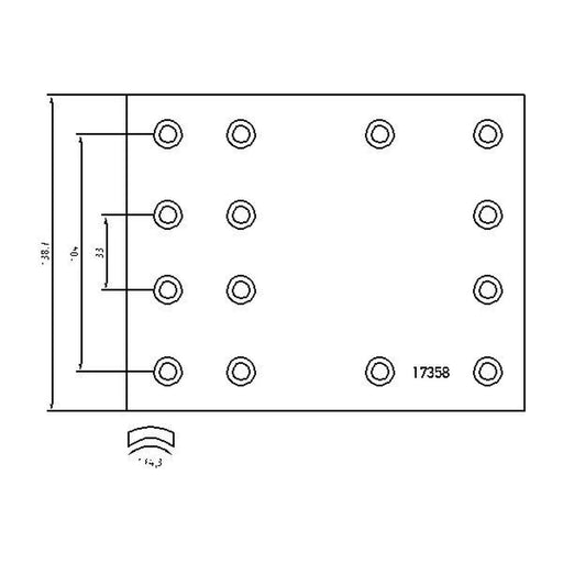 DON Don Cv Brake Lining Set GG2332341S7141