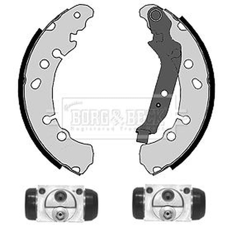 Borg & Beck Brake Shoe Set Axle Kit BBS1096K