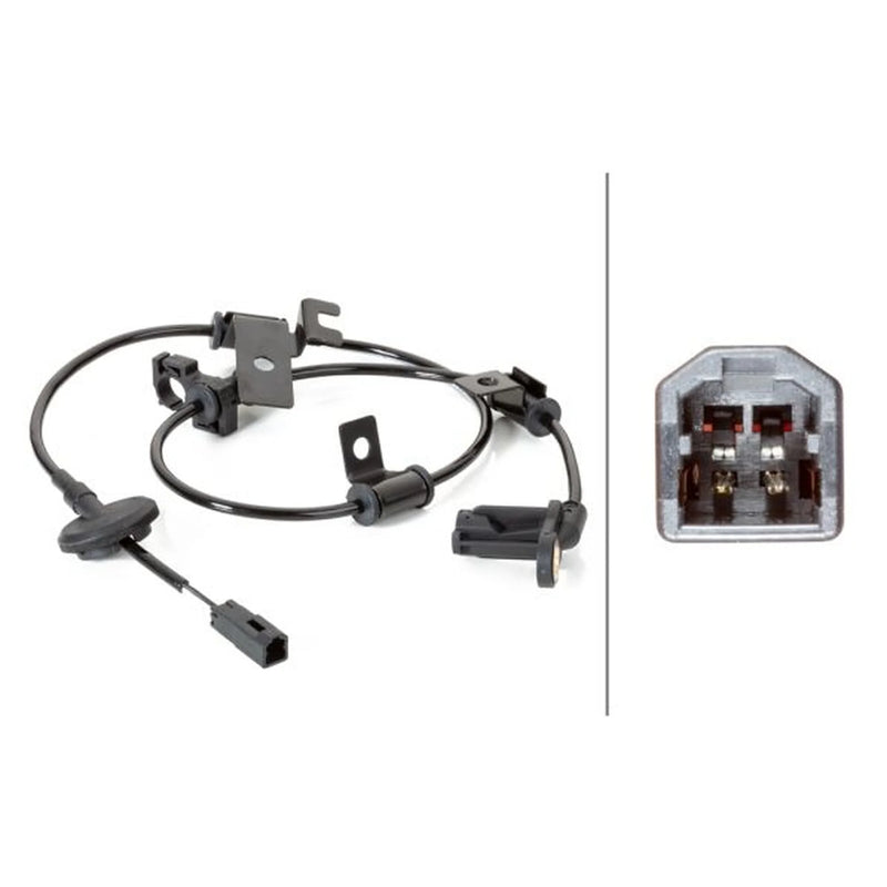 Hella ABS Wheel Speed Sensor Rear 6PU 230 040-471