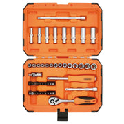 Draper HI-TORQ 6 Point Socket Set 1/4" 47 Piece