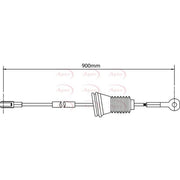 Apec Handbrake Cable Right Rear CAB1505