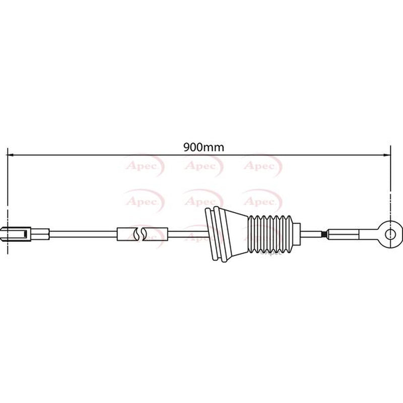 Apec Handbrake Cable Right Rear CAB1505