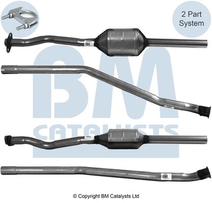 BM Catalysts Catalytic Converter fits Citroën Ax 1986-1998 BM90003H 1698038