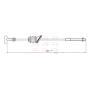 Apec Handbrake Cable Front CAB1672