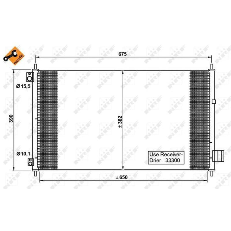 NRF Air Conditioning Condenser 35780