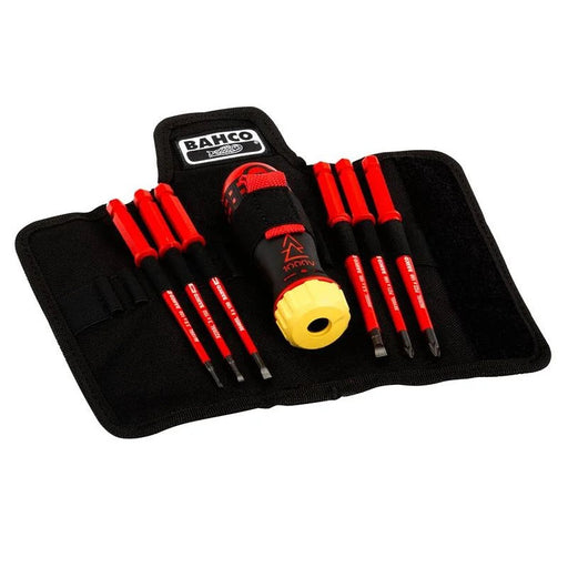 Bahco Insulated Ratcheting Screwdriver Set, 6 Piece - 808062