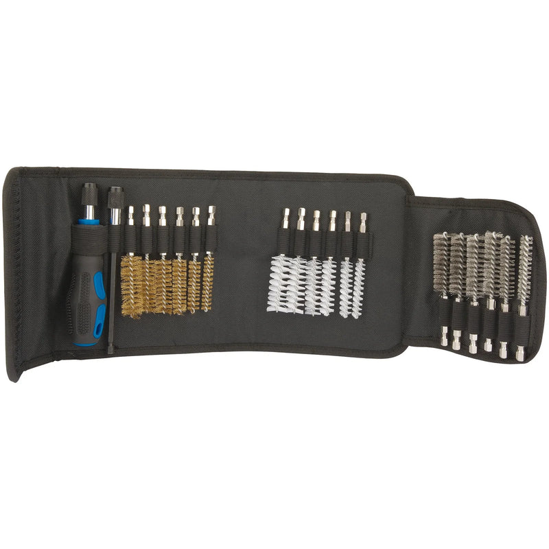 Draper Expert Wire Brush Set 20 Piece with Magnetic Handle
