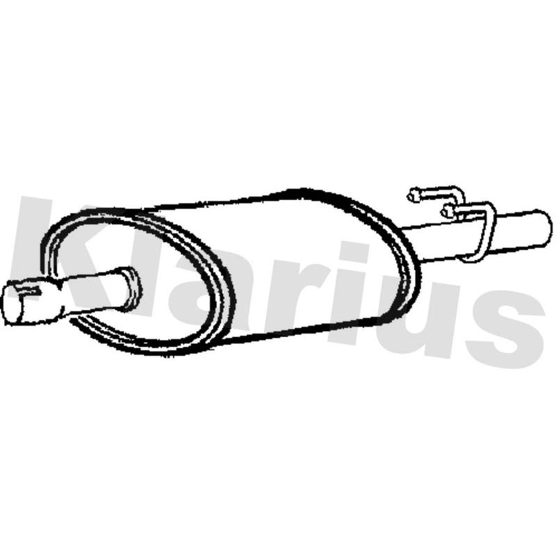 Klarius Box With Centre Pipe Centre MZ462P