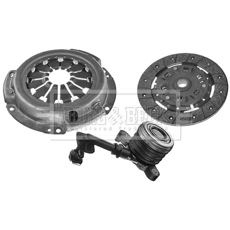 Borg & Beck Clutch Kit Set 3pc HKT1117
