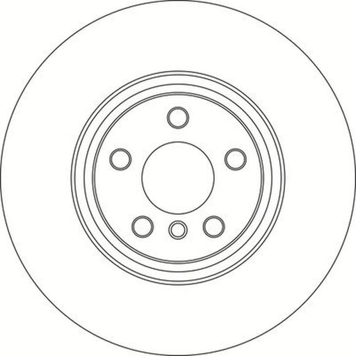 Abtex 2 x Vented Front Brake Discs BD2217V
