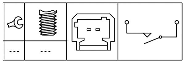 Hella 6DD 008 622-801 Stop Light Switch