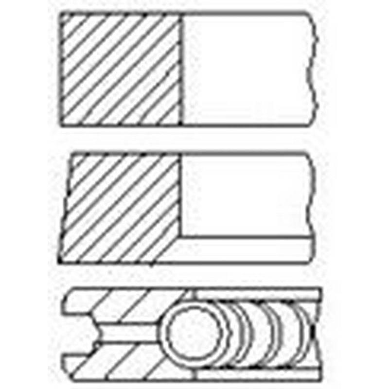 FAI Piston Ring Kit (1CYL) PR56-000 038198151 PR56-000