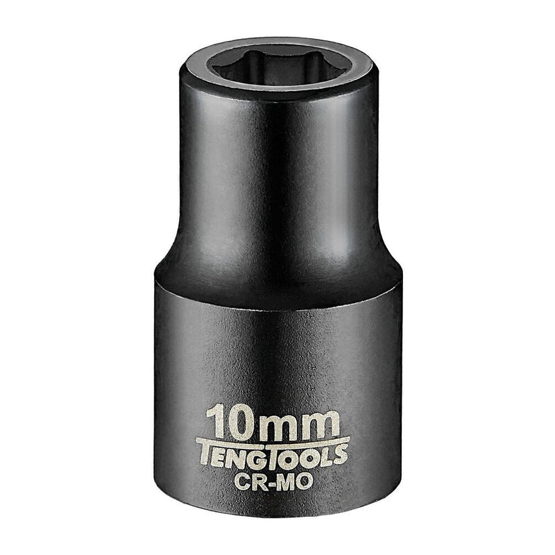 Teng Tools Impact Socket 10mm 1/2" Drive Cr-Mo