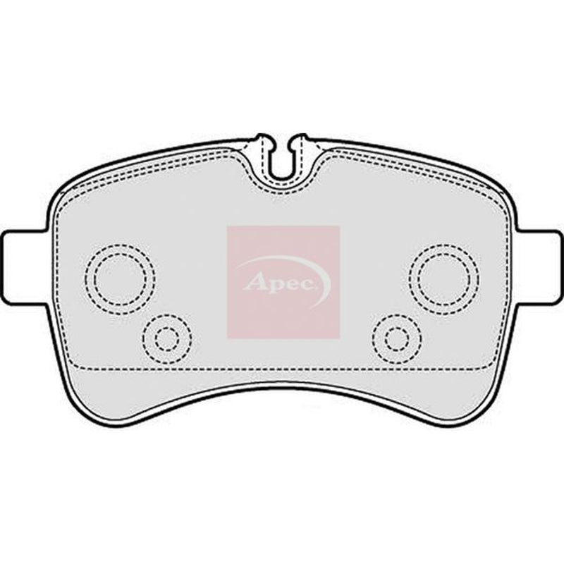 Apec Rear Brake Pad Set PAD1608