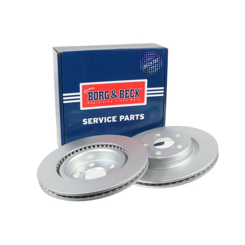 Borg & Beck 2 x Vented Front Brake Discs BBD5650