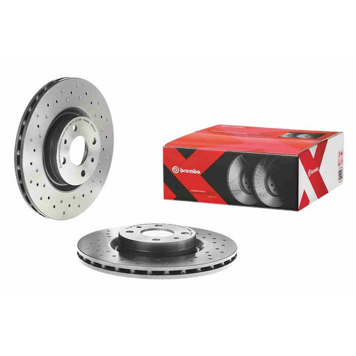 Brembo Xtra 2 x Perforated/Vented Front Brake Discs 09.4939.1X