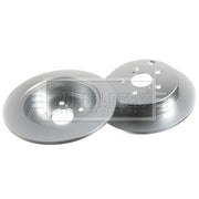 Borg & Beck 2 x Solid Rear Brake Discs BBD4462